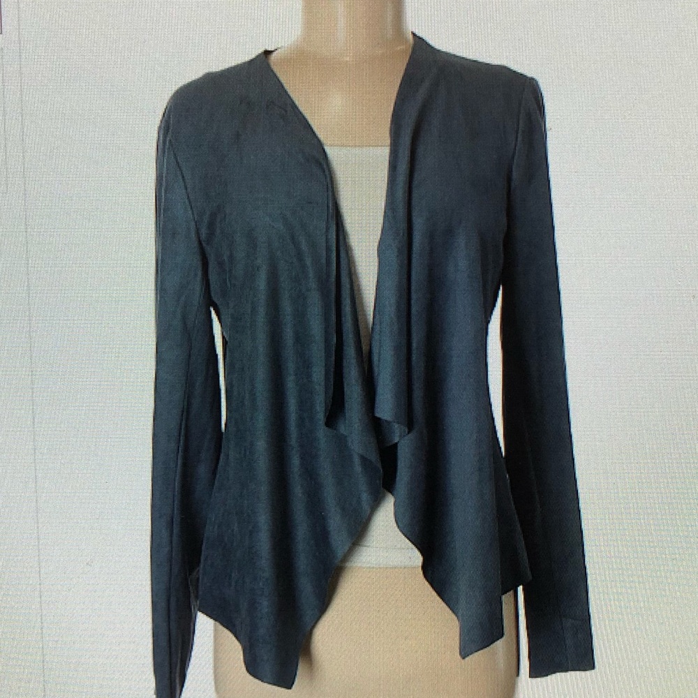 LOFT soft blue cardigan/blazer